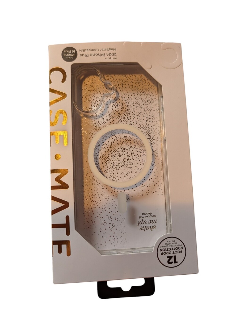 case-mate Clear iPhone Case with White MagSafe Ring